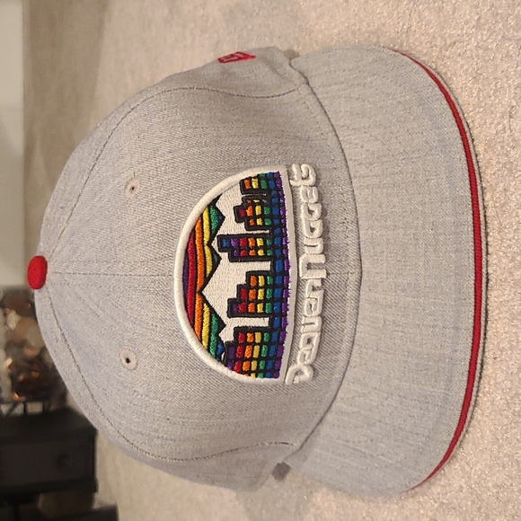New Era Hardwood Classic Denver Nuggets Hat,Size 7 - Picture 1 of 4